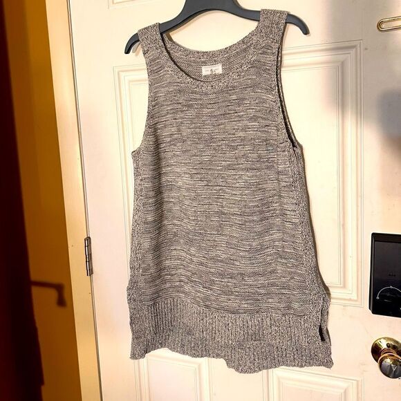 Lou & Grey Sleeveless Knit Tunic Top Size Large - Picture 1 of 5